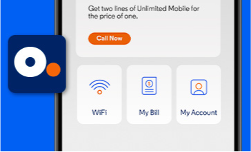 A screenshot of the My Optimum mobile application.